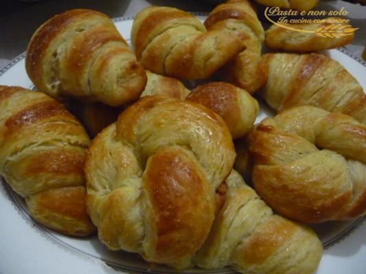 Croissant con il lievito madre