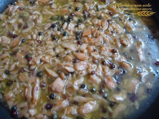 Gnocchi al salmone sfumati con la birra