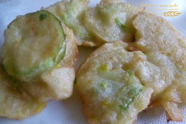 frittelle di zucchine e patate alla calabrese