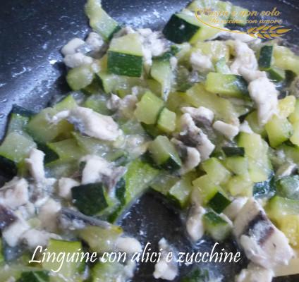 linguine con alici e zucchine 1