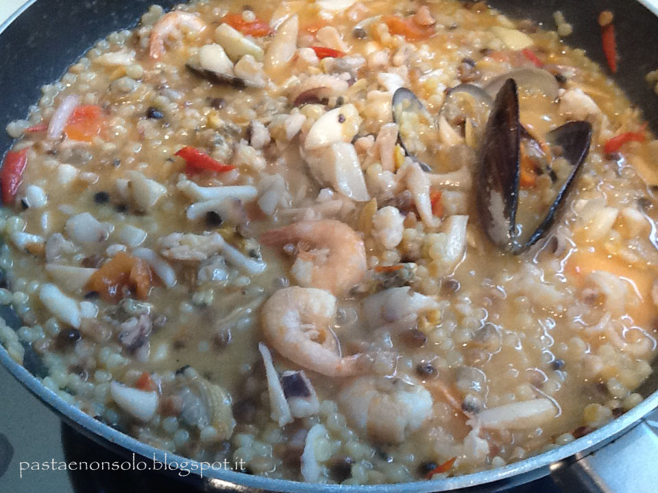 Fregola sarda ai frutti di mare